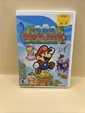 Super Paper Mario Nintendo Wii, 2007 CIB Complete, Tested✅